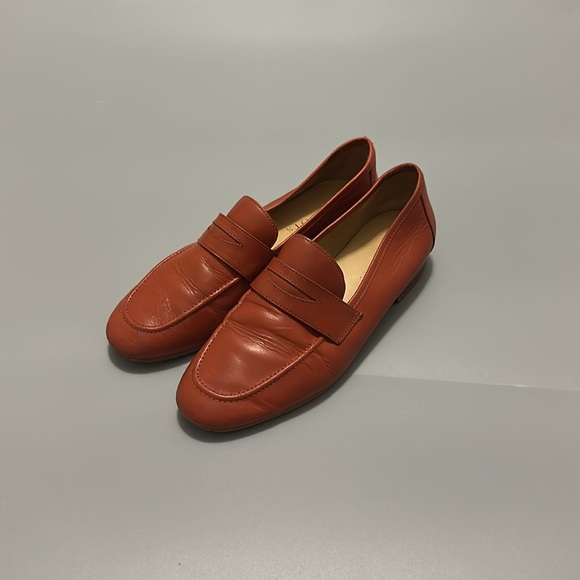 Talbots Brown Leather Loafers SIZE 7 - Picture 3 of 3